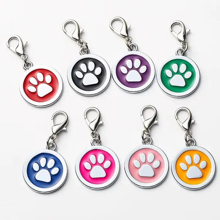 Étiquettes d'adresse personnalisables pour collier de chien