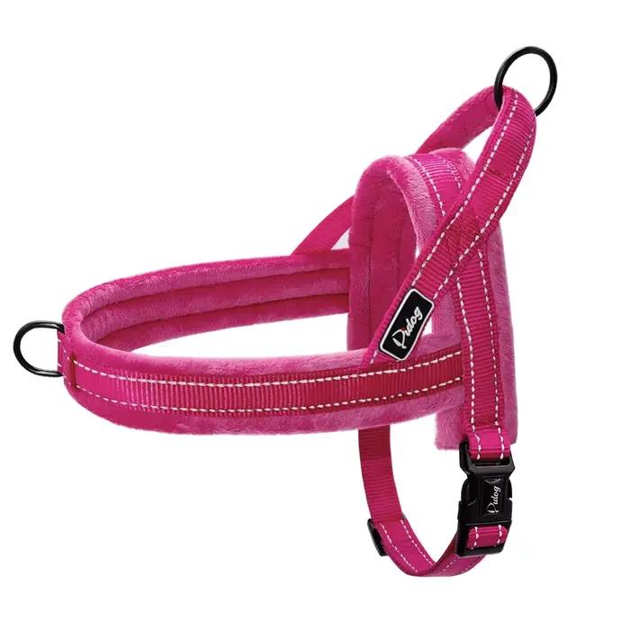 Sangle rembourrée en nylon chaud pour chien sans nervure