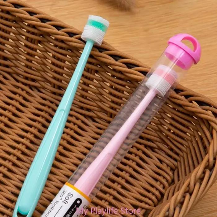 Brosse à dents en silicone pour petit animal de compagnie