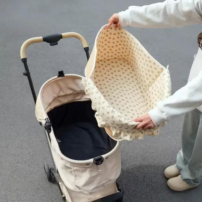 Housse de poussette pour chien douce pour la peau