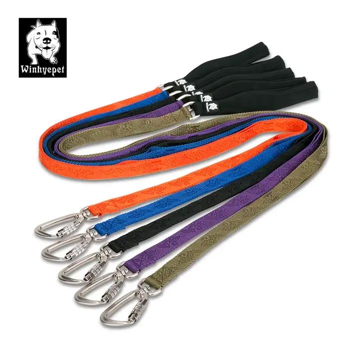Laisse pour animal de compagnie en nylon et alliage de zinc