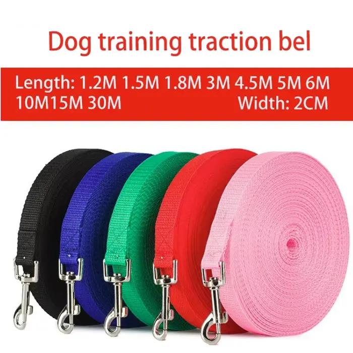 Laisse longue d'entraînement en Nylon pour chiens