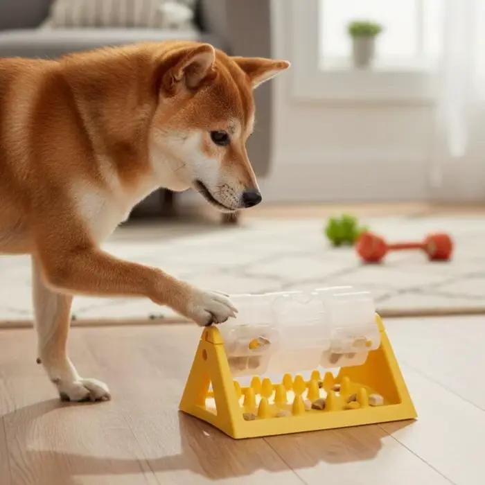 Distributeur de nourriture pour chien