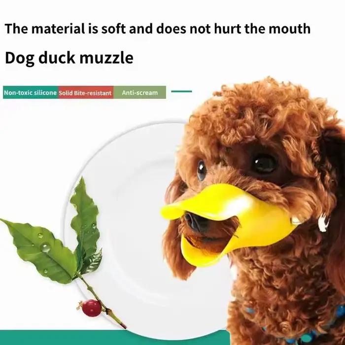 Muselière pour chien en silicone souple et sûre – Anti-morsure