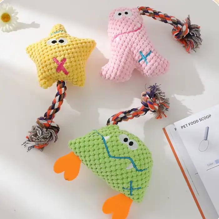 Jouet à mâcher pour chien en peluche interactif et amusant