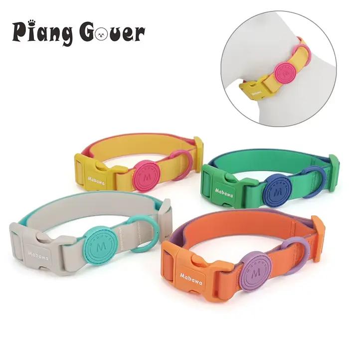 Collier pour petit chien couleur Macaron