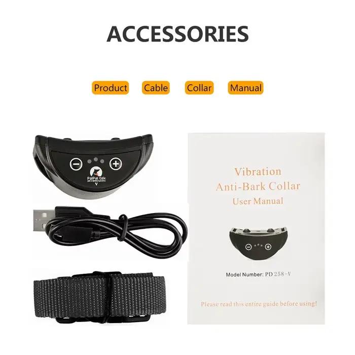 Collier Anti-Aboiement Rechargeable pour Chien
