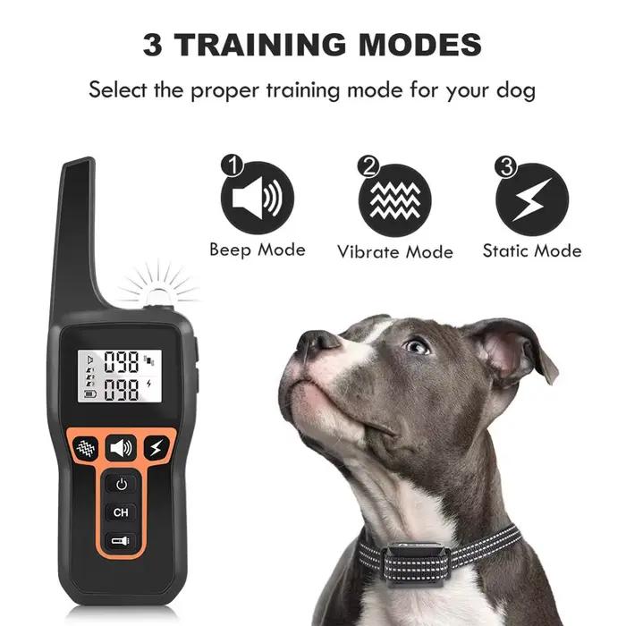 Collier de dressage pour chien 1000M pour toutes les tailles de chiens
