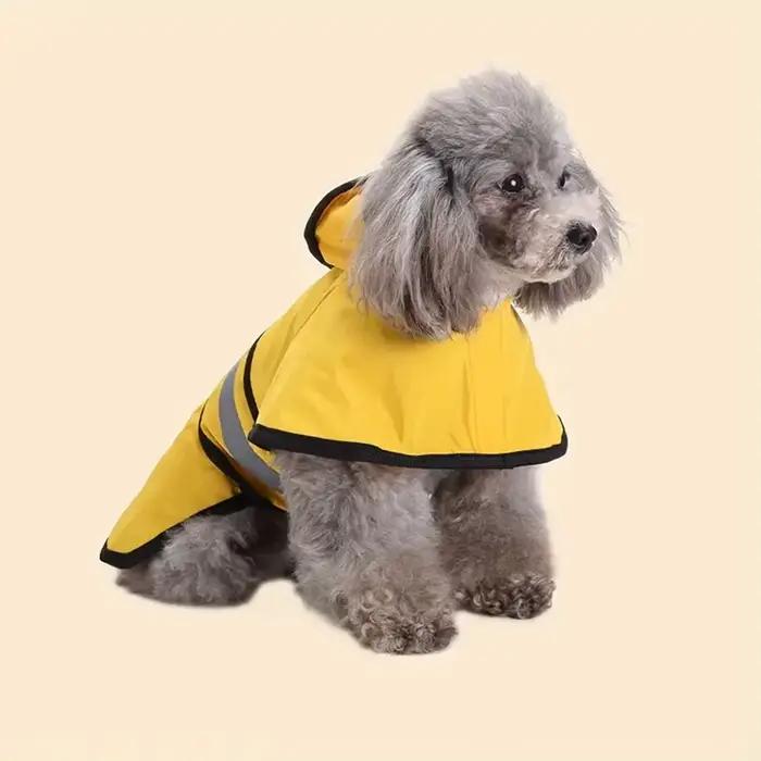 Gardez votre animal de compagnie sec et confortable – Imperméable réglable pour chien