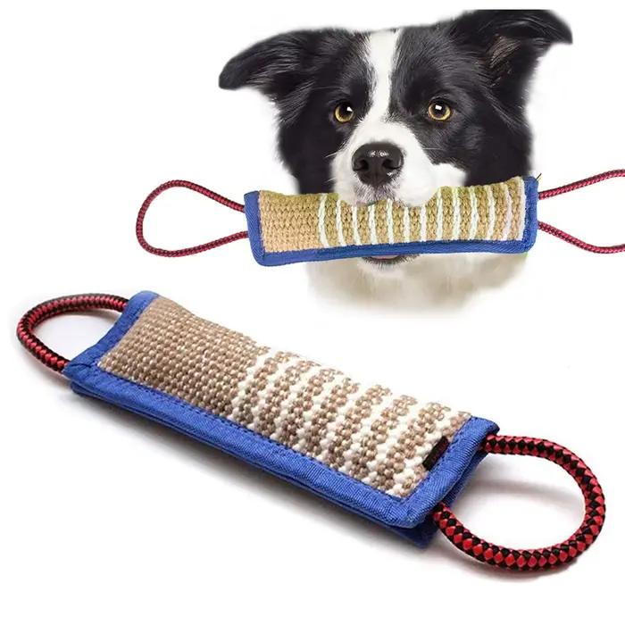 Bâtons à mâcher en jute brute pour chiens