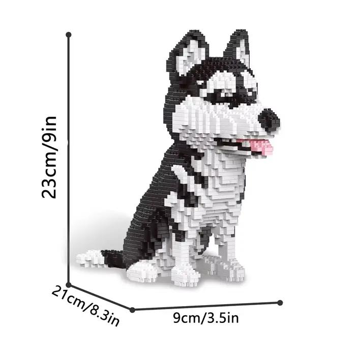 Modèle de chien Husky sibérien pour les amoureux des animaux de compagnie
