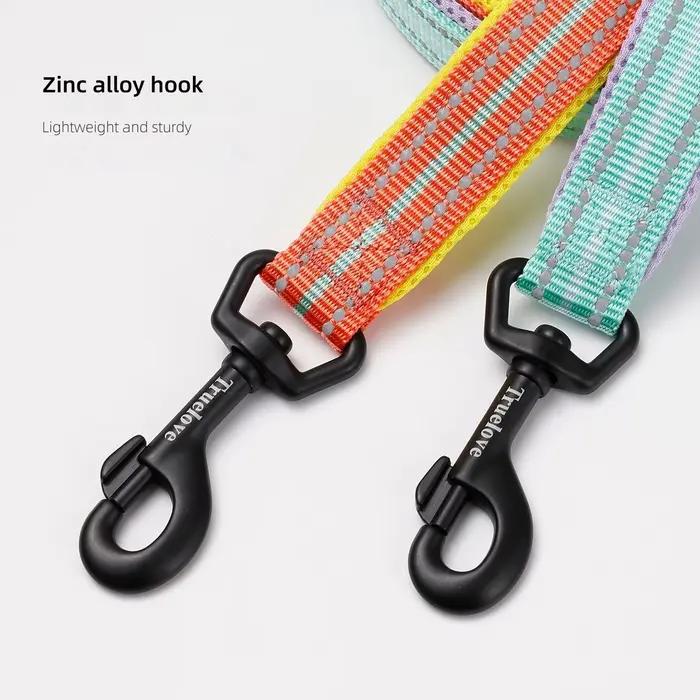 Laisse pour chien Truelove 200CM Confort Sandwich Rembourrée Respirante Anti-traction Corde Réfléchissante Durable TLL2112