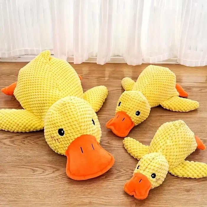 Jouet à mâcher en forme de canard pour chiens et chats