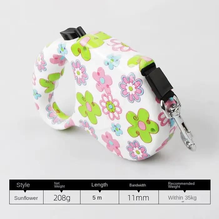 Laisse pour chien avec ULrétractable automatique