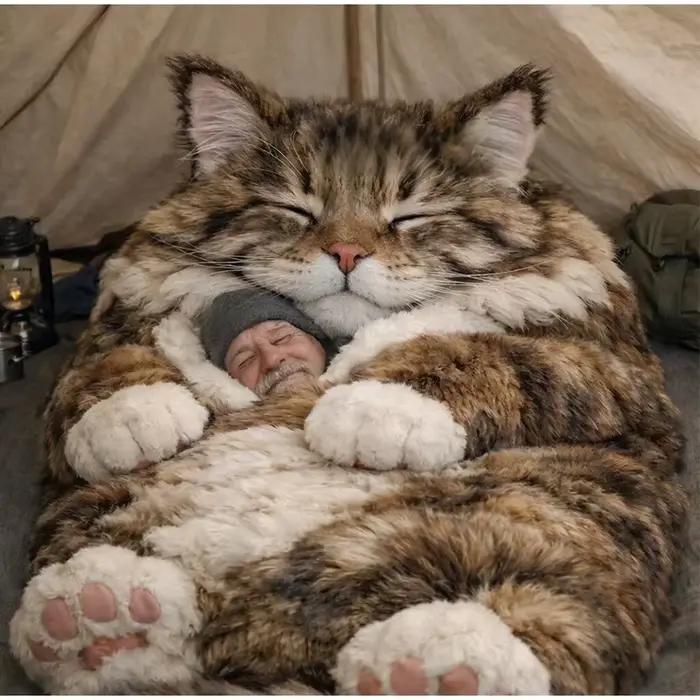 Nouveau Sac de Couchage pour Chat Adulte