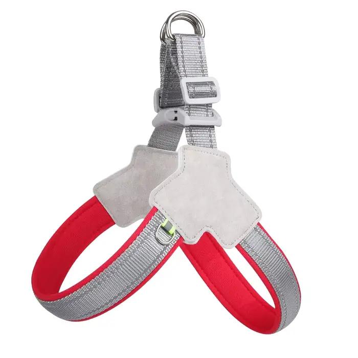 Harnais pour chien de compagnie pour petits et moyens chiens chat réfléchissant chiot chats sans traction maille