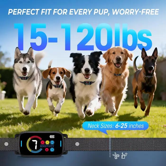 Collier anti-aboiement ultrasonique pour chiens de grande