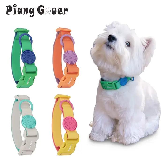 Collier pour petit chien couleur Macaron