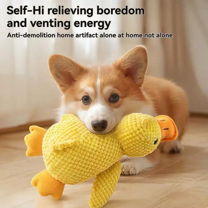 Jouet pour chien en peluche résistant aux morsures