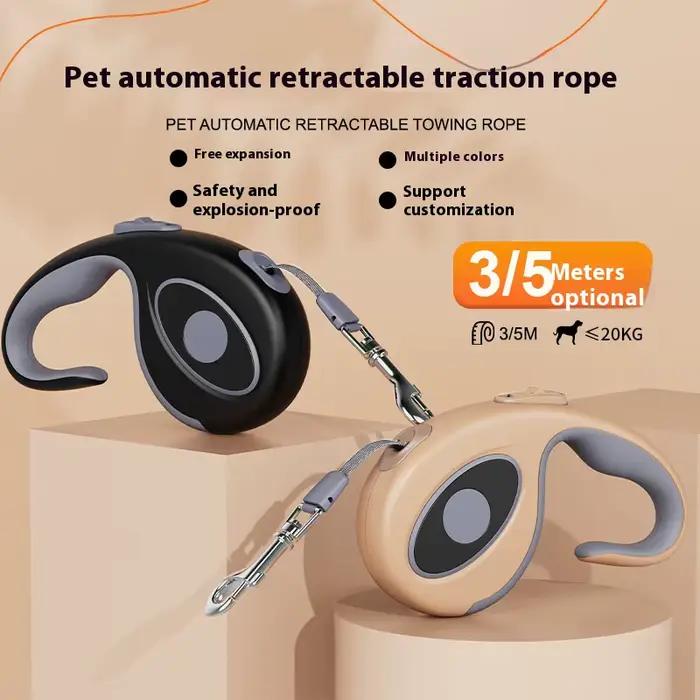 Laisse rétractable automatique pour chien de 3M/5M