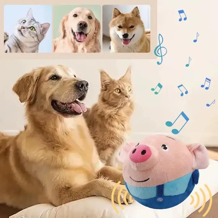 Jouet pour chien automatique en peluche