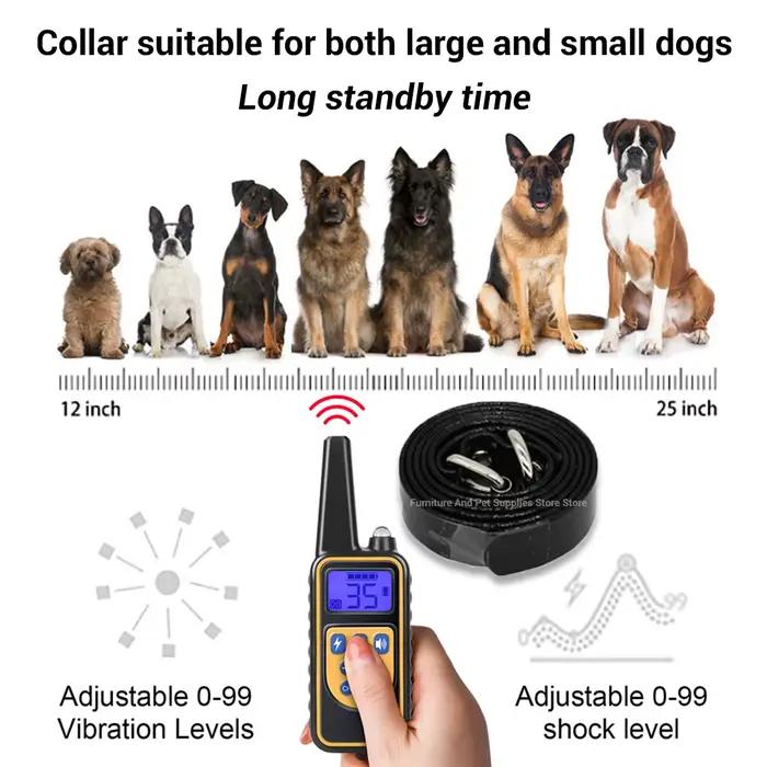 Collier de dressage électrique pour chien