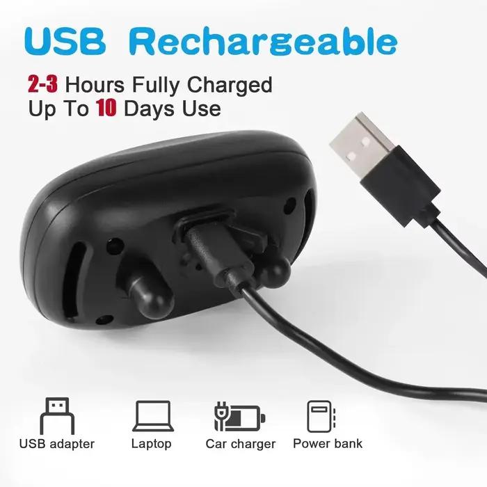 Nouveau dispositif Anti-aboiement chien de compagnie USB Rechargeable chiens collier d'entraînement ultrasons arrêter