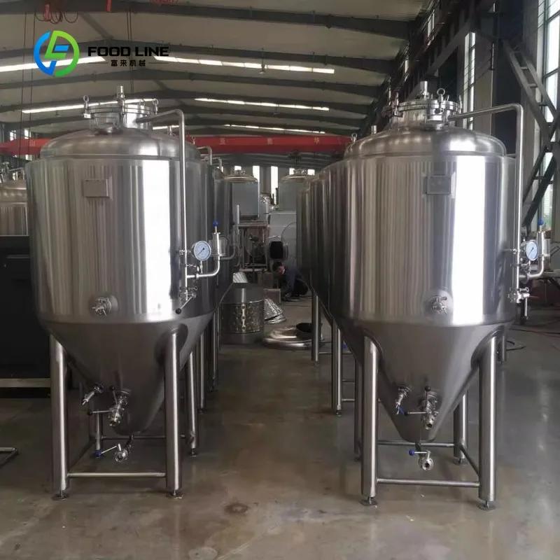 Veste personnalisée de haute qualité, fermenteur conique au glycol, maturation contrôlée des laits, crèmes mélangés, yaourt, fromage frais