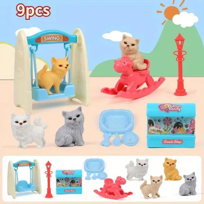 Mignon chien panier pour animaux de compagnie jouets de famille
