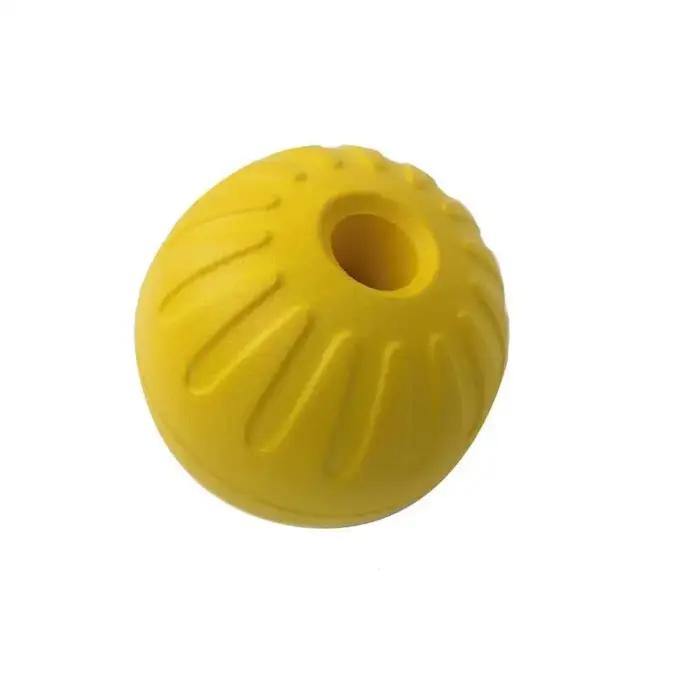 1pc dents Indestructibles morsure en caoutchouc chiot drôle balle d'entraînement jouets à mâcher jouer trouver solide