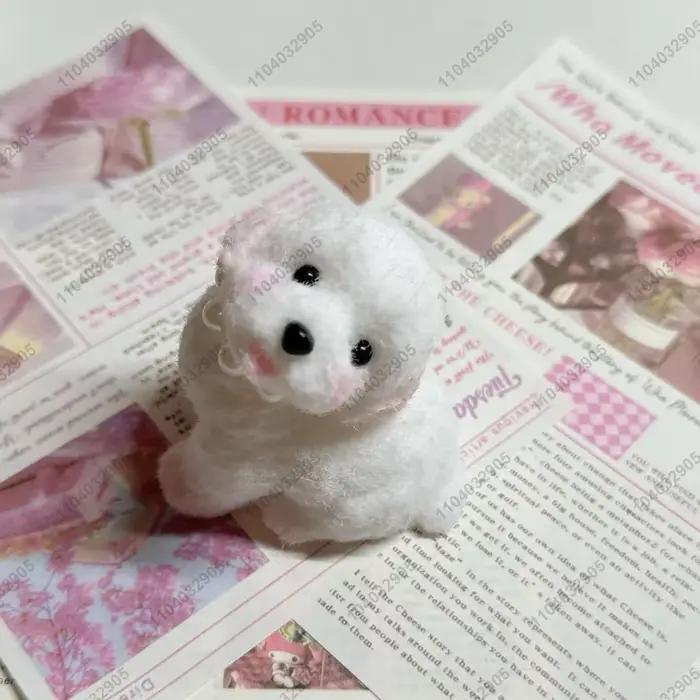 Chiot Taba Squishy chien blanc Fidget jouet mignon Animal drôle