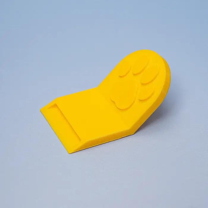 Ouvre-boîte pour nourriture pour animaux de compagnie en forme de patte de chat imprimé en 3D