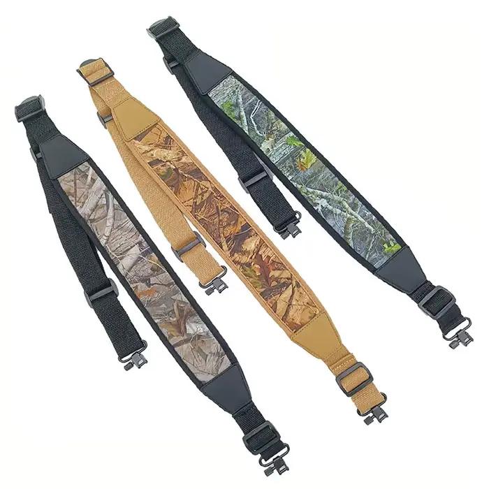 Harnais à 2 points avec épaulettes pivotantes, longueur de la sangle réglable en nylon, pour la chasse et le tir en plein air