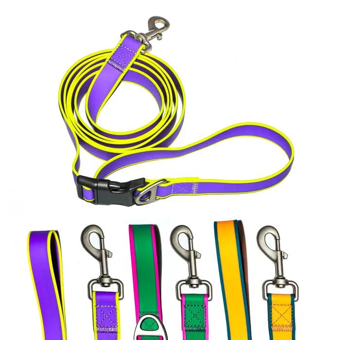 Laisse pour chien multifonctionnelle réglable en PVC