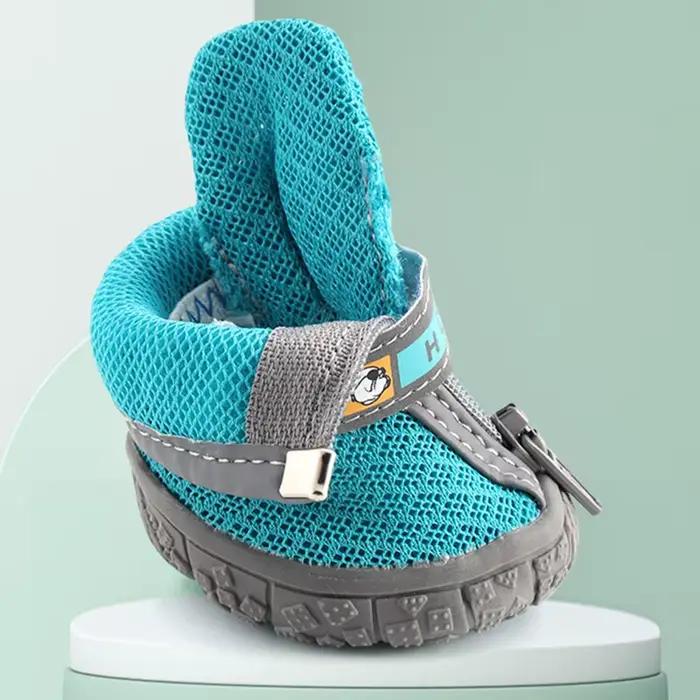 Chaussures pour chien semelles antidérapantes épais en peluche Protection patte chaussures pour anim