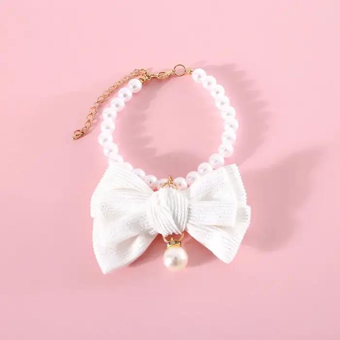 Collier de perles pour chien