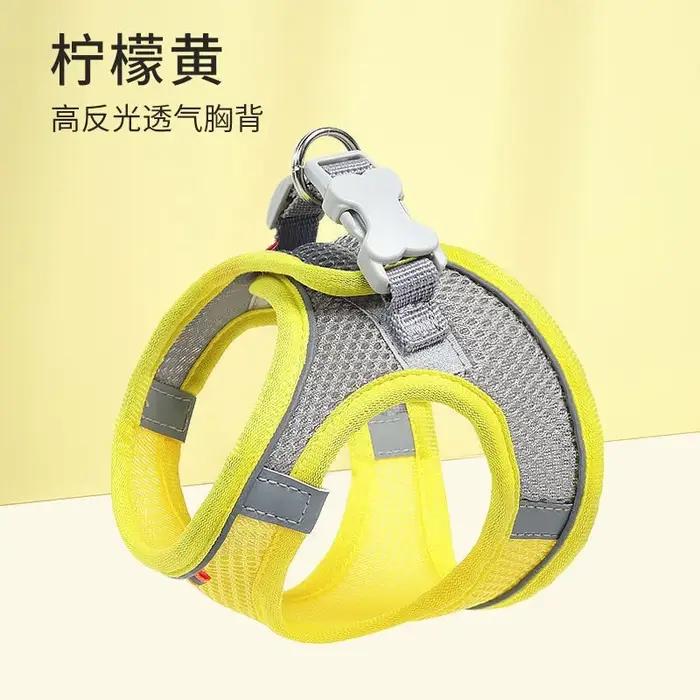 Accessoires pour chats et chiens : Harnais de sécurité respirant et réglable pour petits