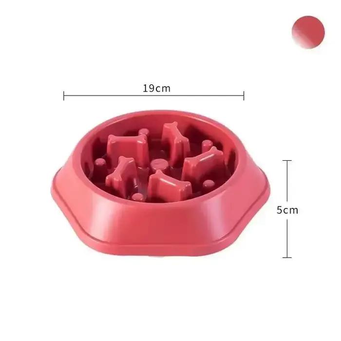 Bol pour chien Anti-étouffement bol de nourriture lente Pot d'alimentation pour chien de petite et m