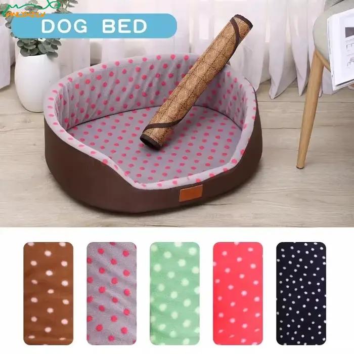 Tapis de lit pour chien, costume doux, canapé, chenil, chiot, couverture respirante et Durable, cous