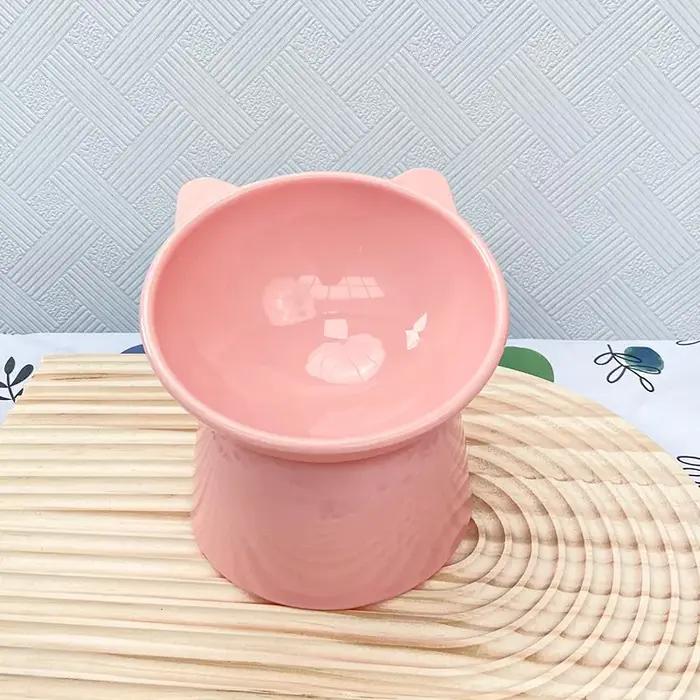 Gamelle inclinée pour animaux de compagnie avec protection du cou