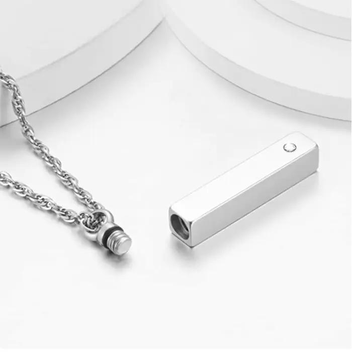 Bijoux de crémation collier d'urne pour cendres pour hommes femmes souvenirs pour cendres colliers p