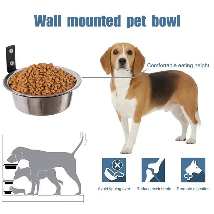 Bol pour chien pliable et Stable, bol d'alimentation sans rouille et sans Corrosion pour garder prop