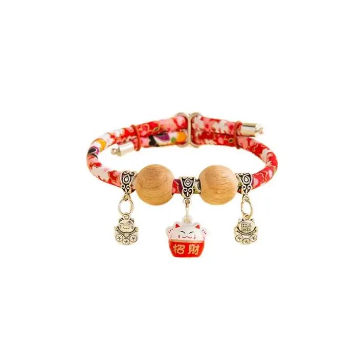 Collier anti-insectes naturel en bois de canhre, anti-puces et tiques, Anti-moustique, réglable, pou