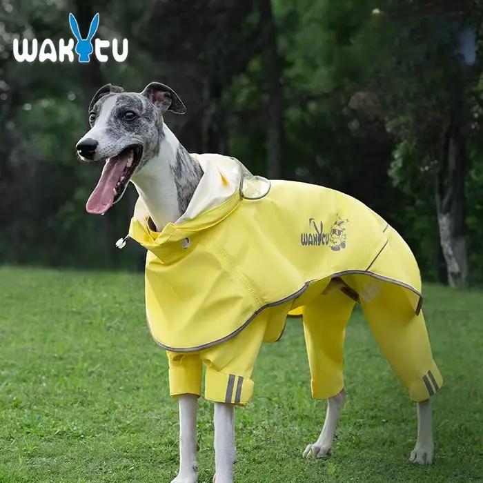 Wakytu Nouvelle Grande Veste de Pluie pour Chien du Royaume-Uni