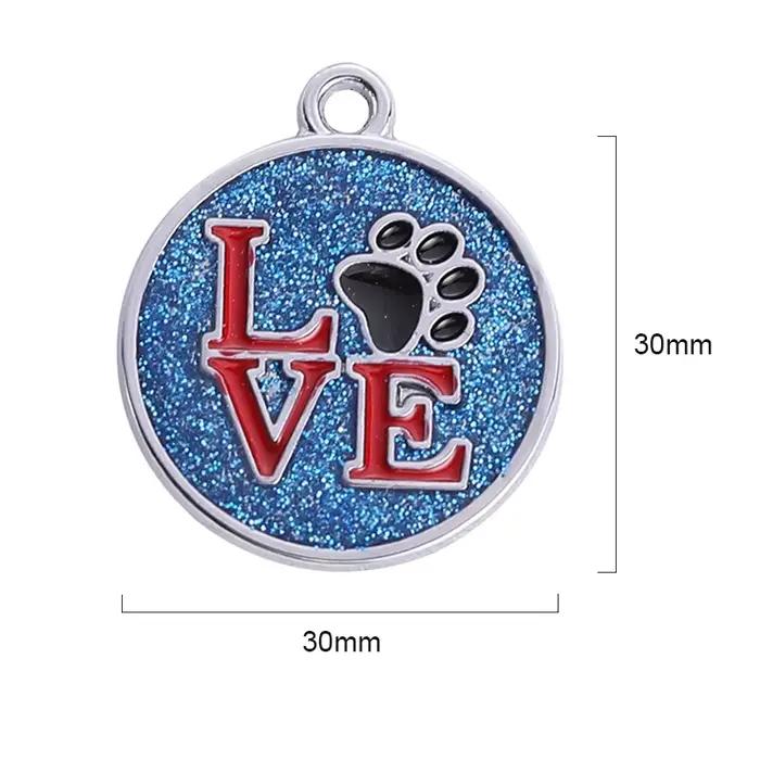 Étiquettes d'identification pour chien et chat, accessoires de décoration, étiquettes d'identificati