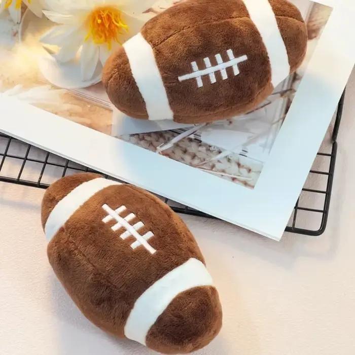 Jouet grinçant pour chien de football et de rugby