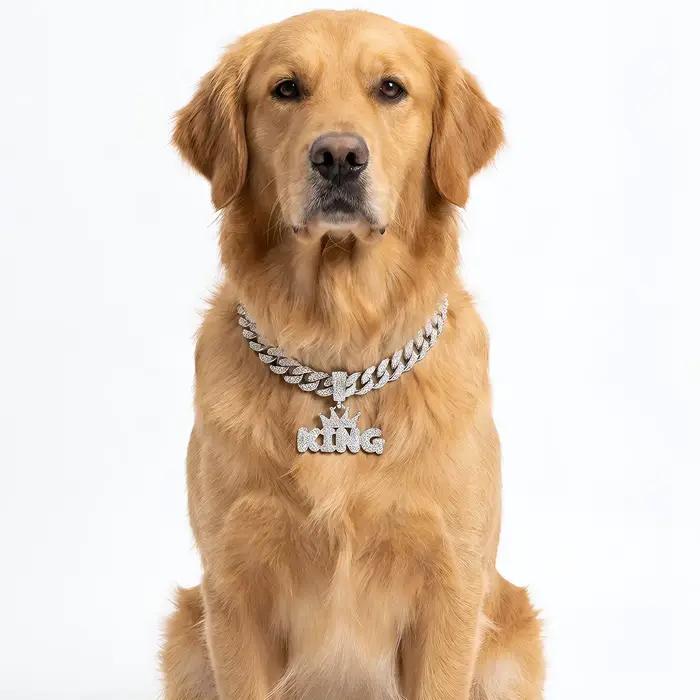 Collier pour chien en diamant