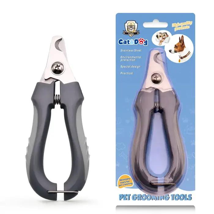 Coupe-ongles professionnel en acier inoxydable pour animaux de compagnie