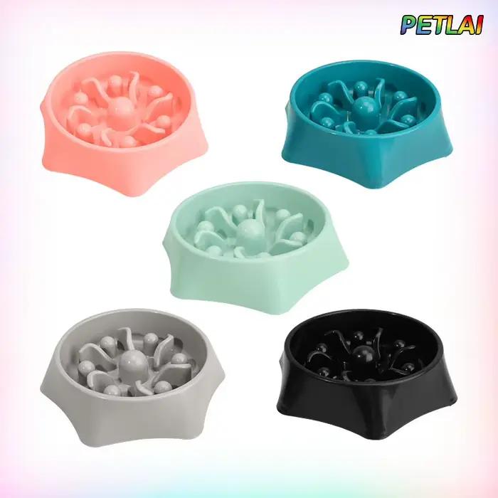 Bols pour chiens mangeoire lente Anti-étouffement ralentissement manger de la bouchée arrêter facile à nettoyer Puzzle bol de nourriture pour chien alimentation interactive antidérapante