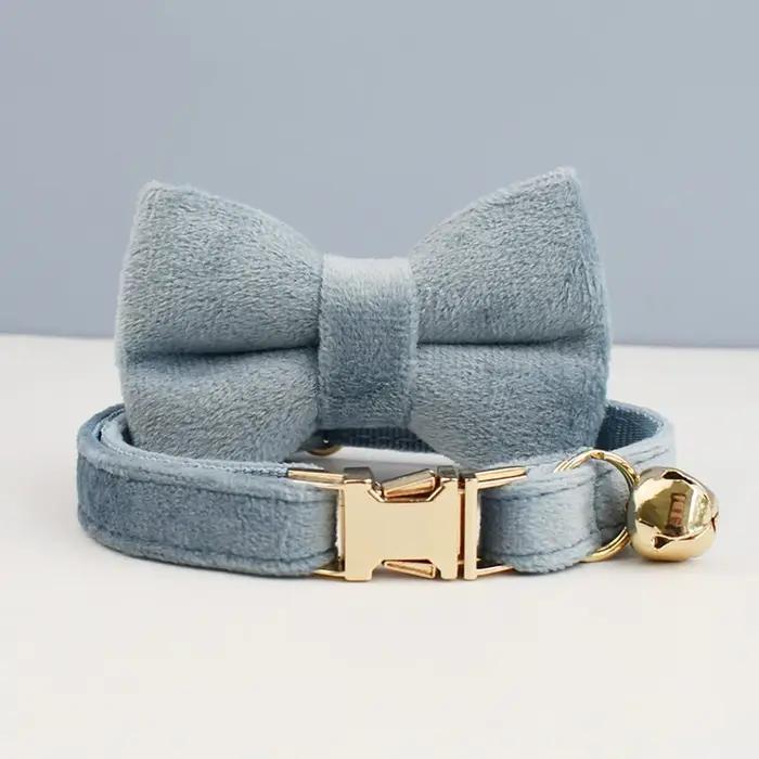 Collier pour chat mignon avec nœud papillon